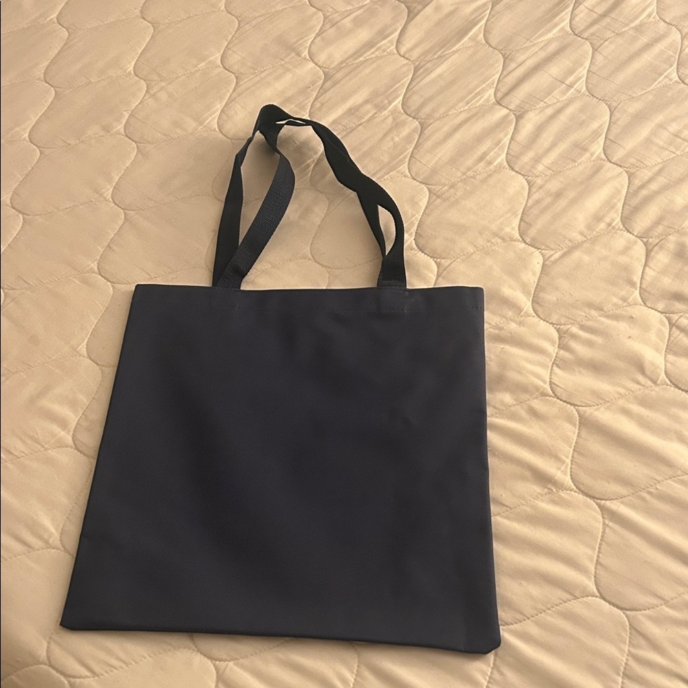 ModCloth Navy Tote with Vibrant Lettering - Picture 3 of 5